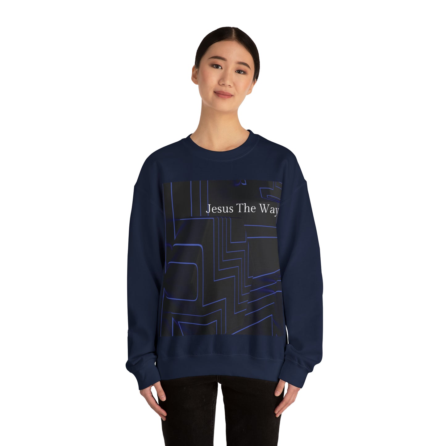 Jesus The Way Unisex Heavy Blend™ Crewneck Sweatshirt