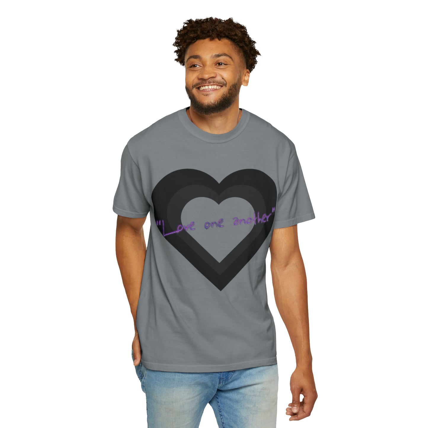 Love One Another Unisex Garment-Dyed T-shirt