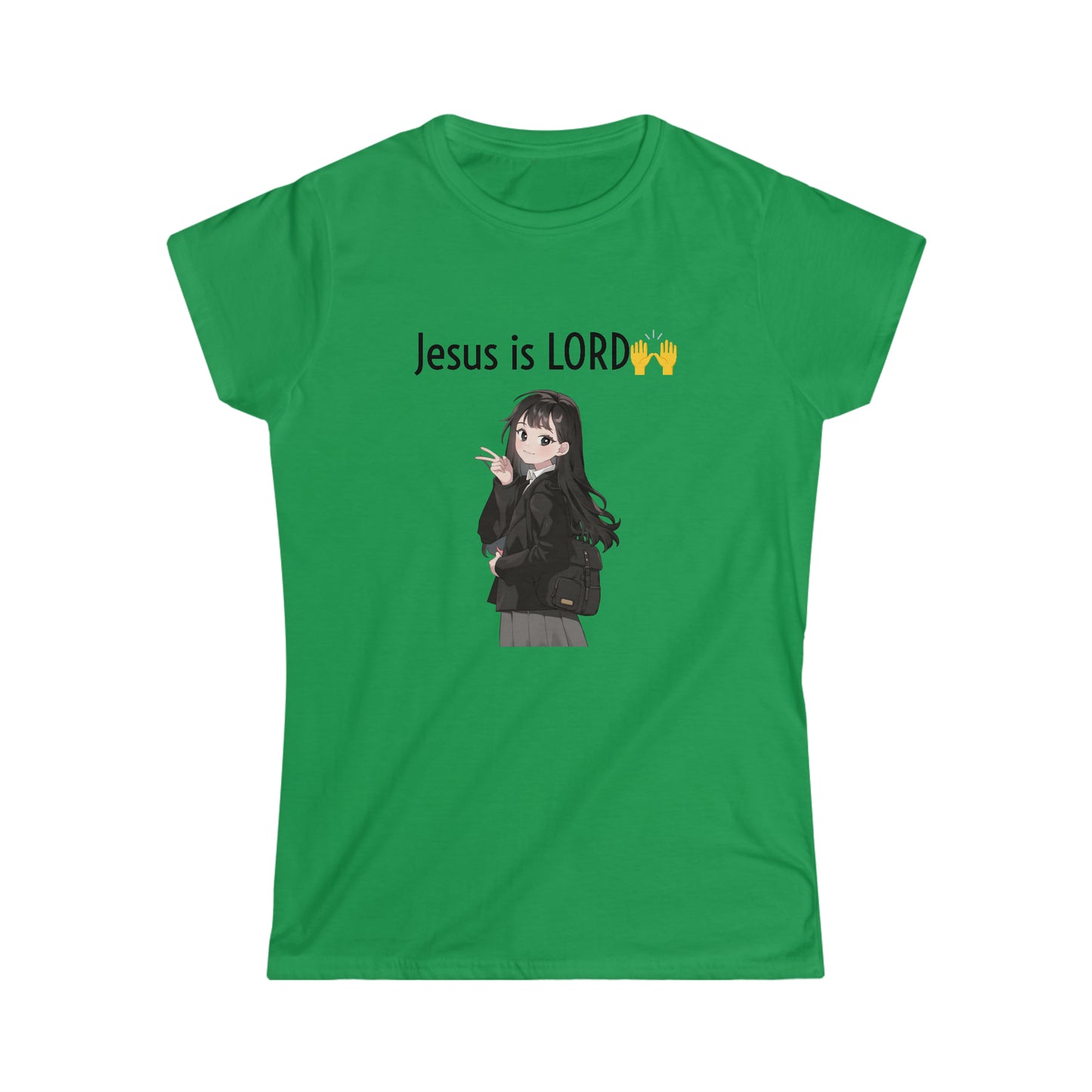 Jesus Anime Women's Softstyle Tee