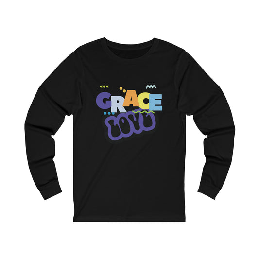 Grace Love Blessedfootprints Unisex Jersey Long Sleeve Tee