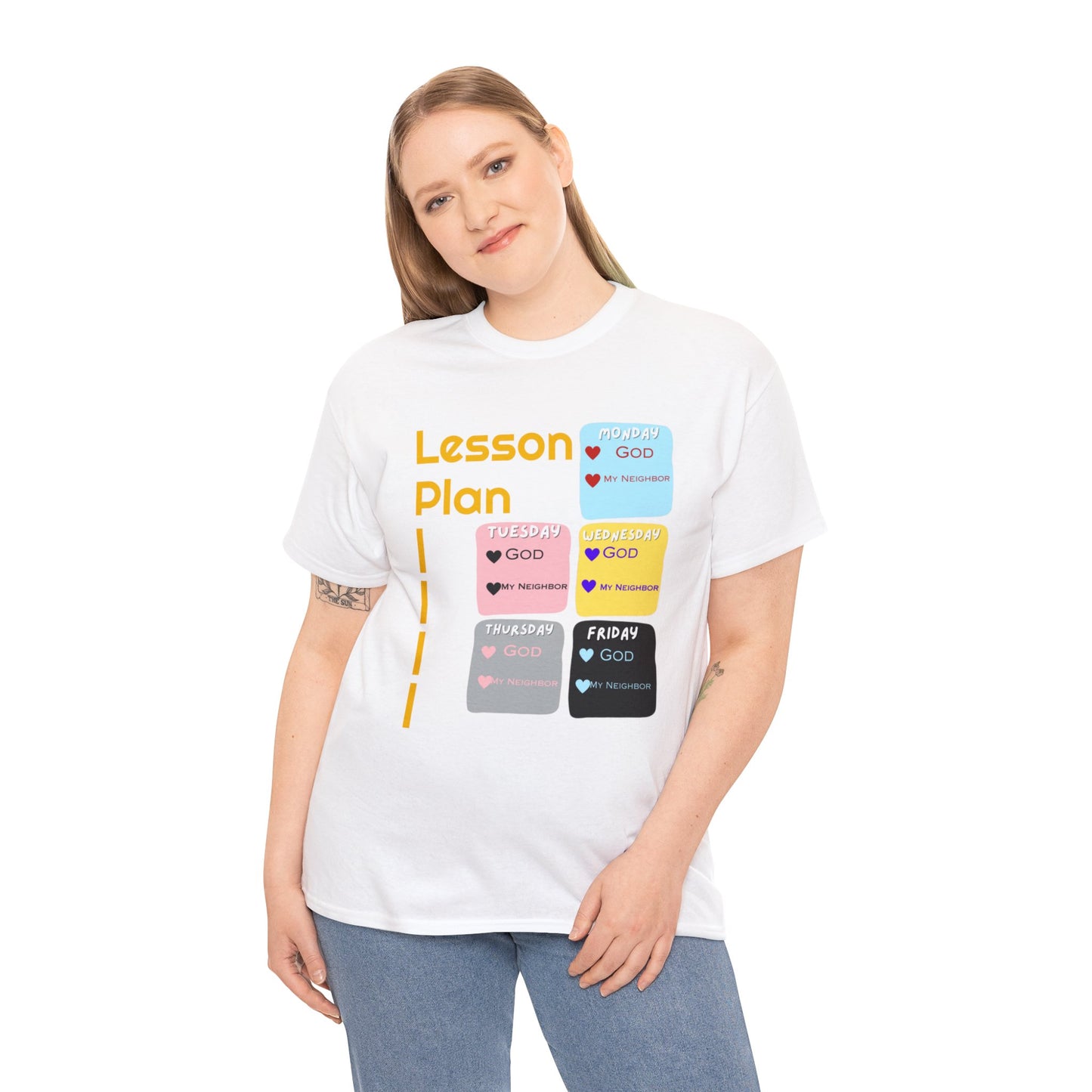 Lesson Plan Unisex Heavy Cotton Tee