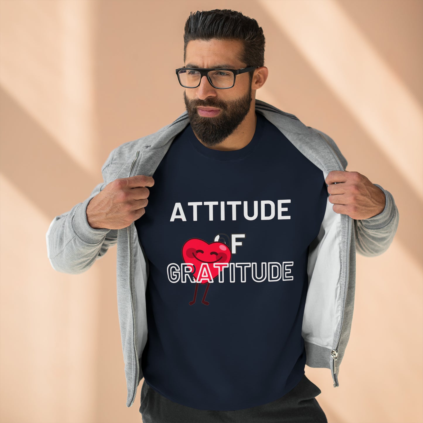 Attitude of Gratitude Unisex Crewneck Sweatshirt