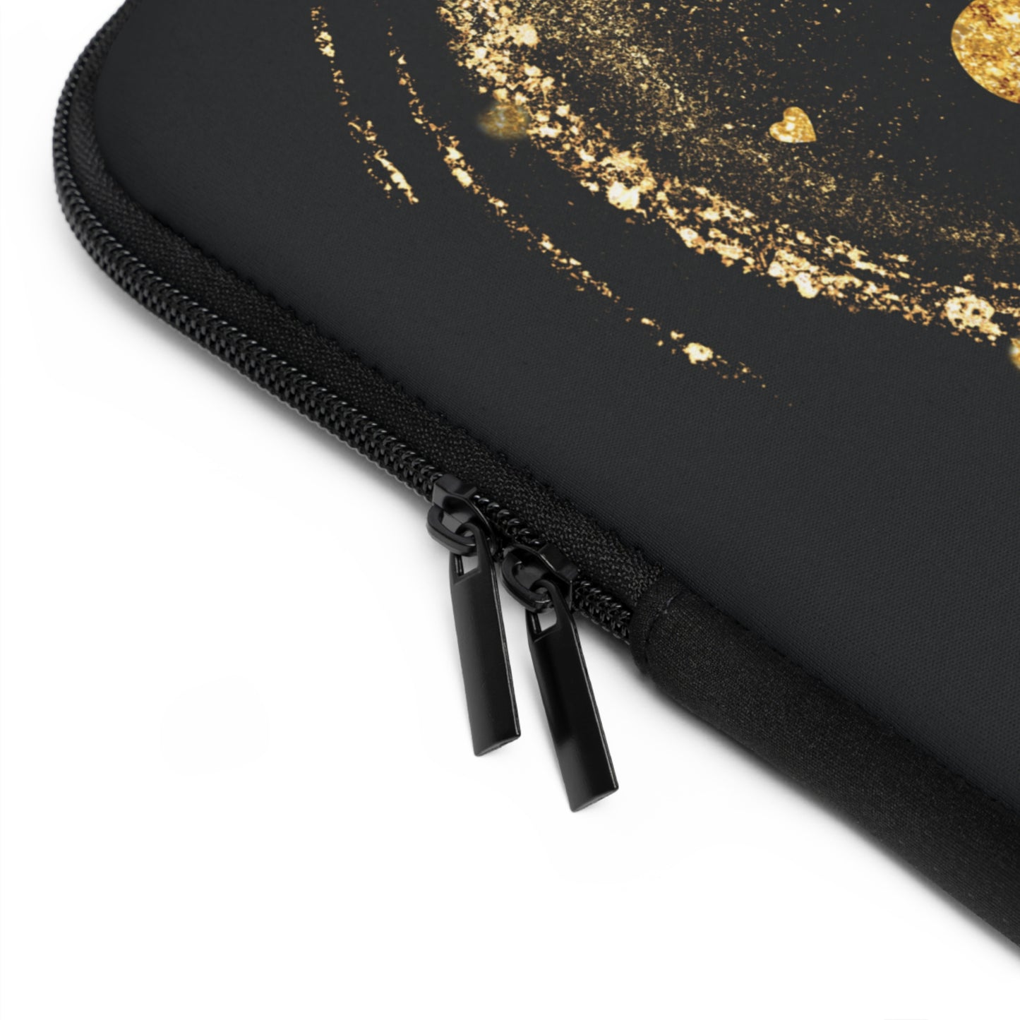 Gold Hearts Laptop Sleeve