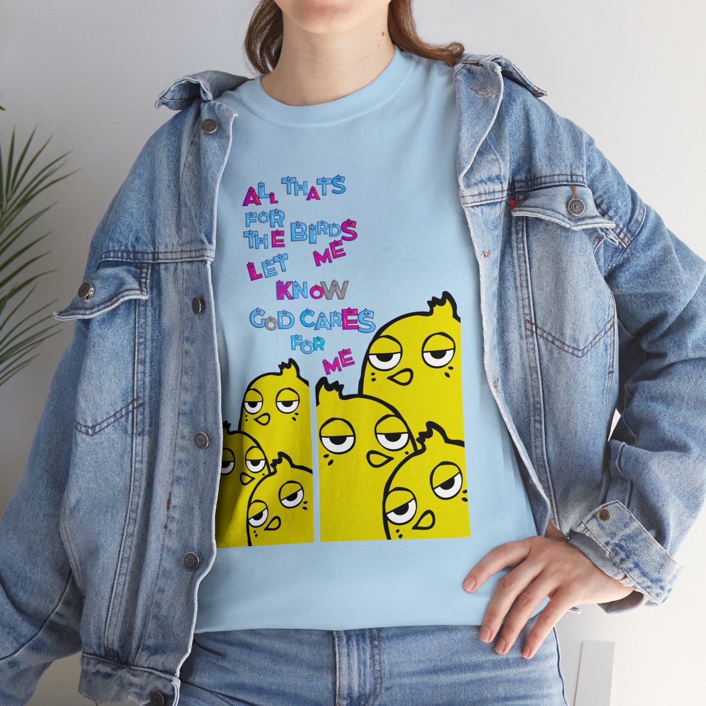 For The Birds Unisex Heavy Cotton Tee