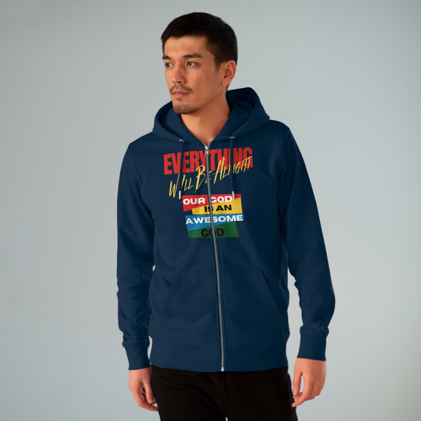 Everything Will Be Alright Men's Cultivator Zip Hoodie