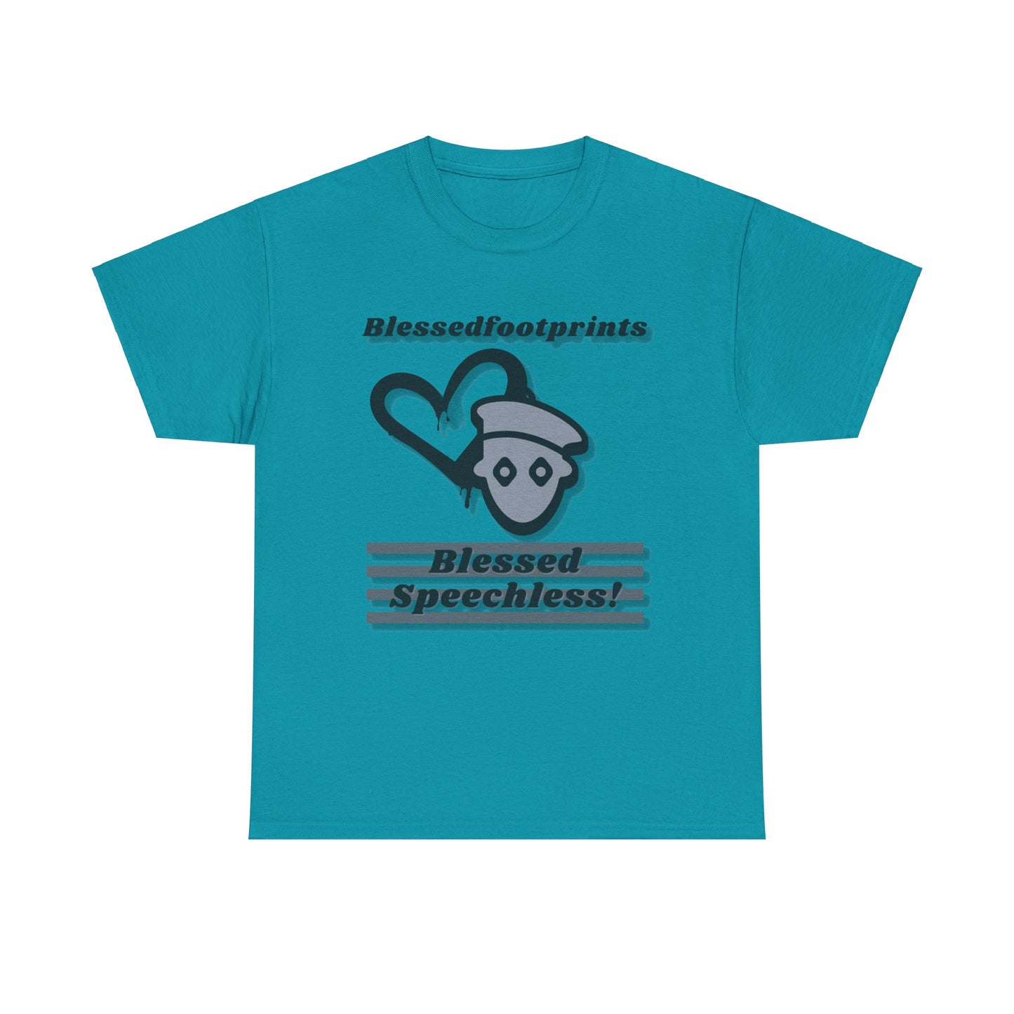 Blessedfootprints Collection Speechless Unisex Heavy Cotton Tee