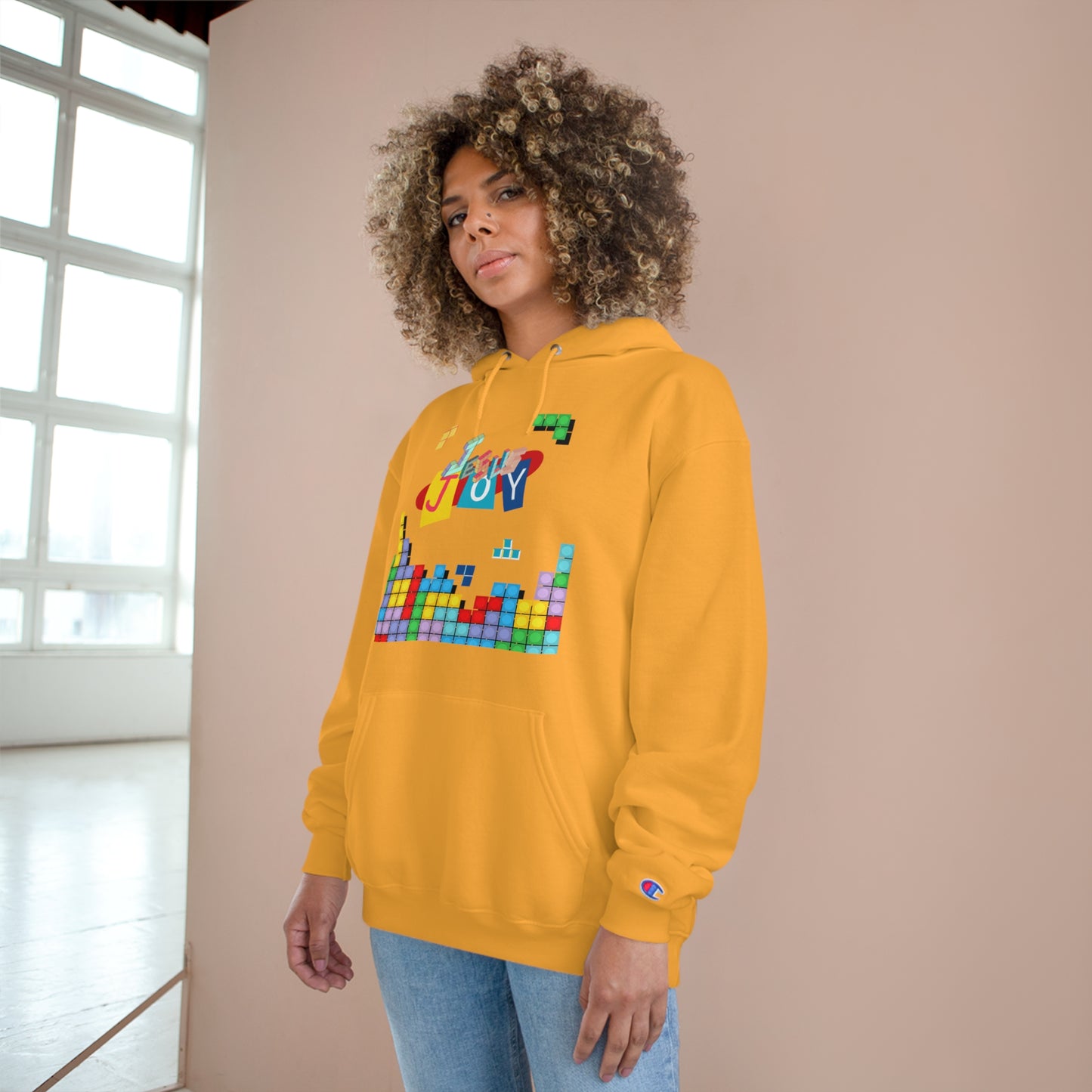 Blocks of Joy Champion Hoodie