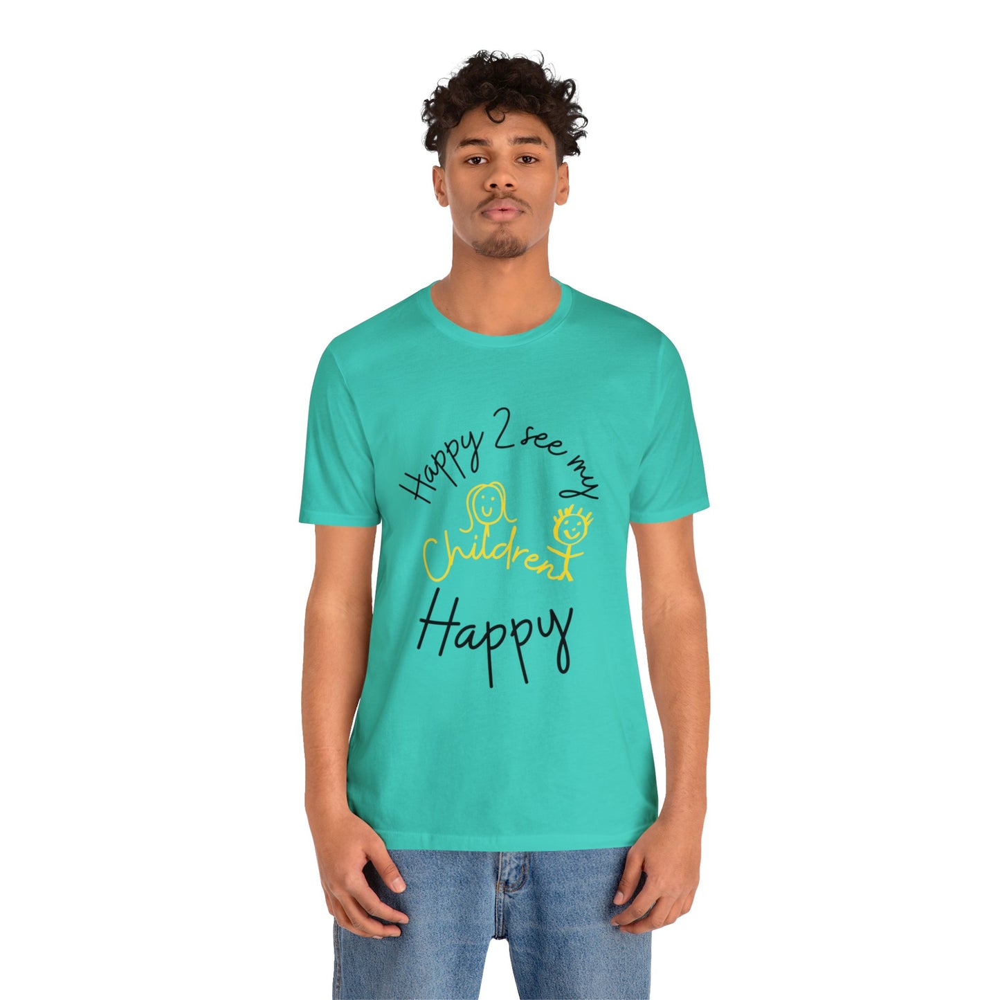 Happy Unisex Jersey Short Sleeve Tee