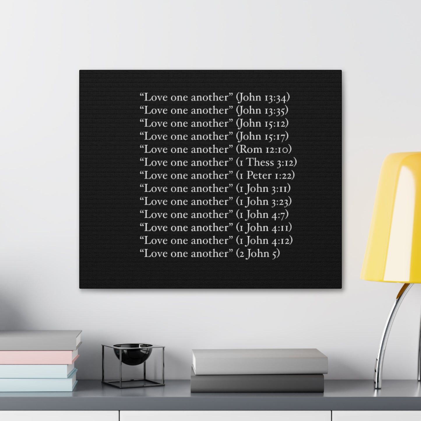 Love One Another Canvas Gallery Wraps