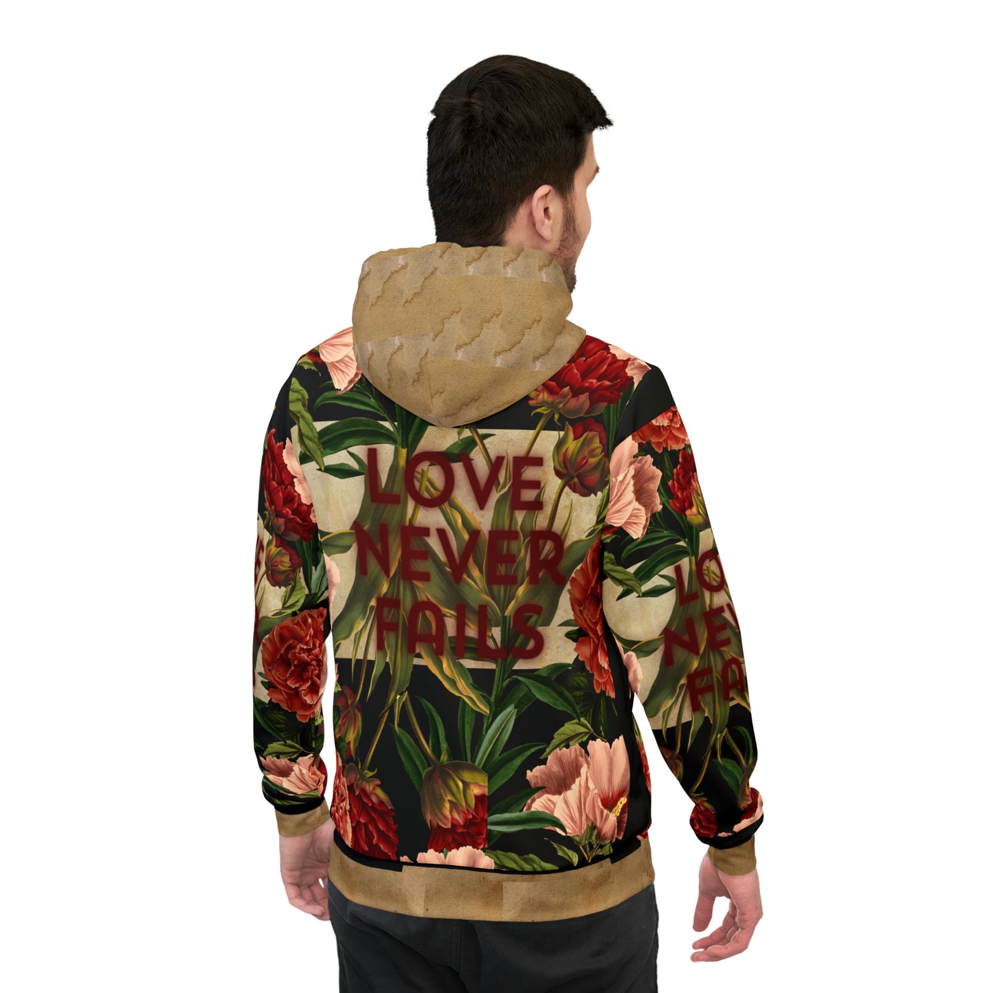 Love Never Fails Athletic Hoodie