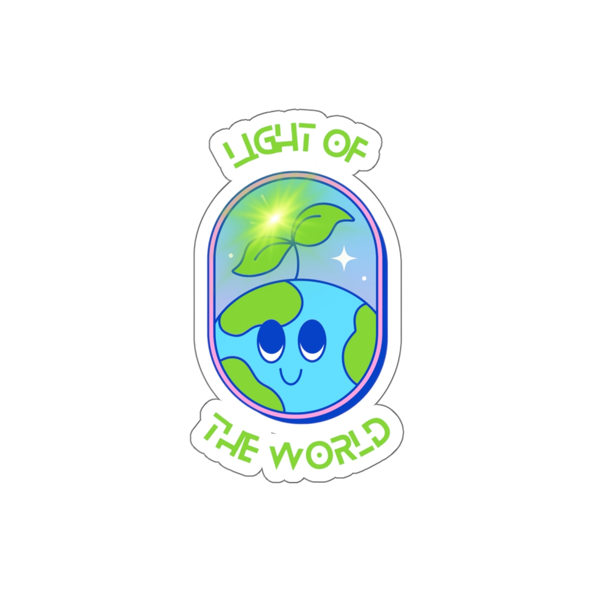 Light of The World Kiss-Cut Stickers