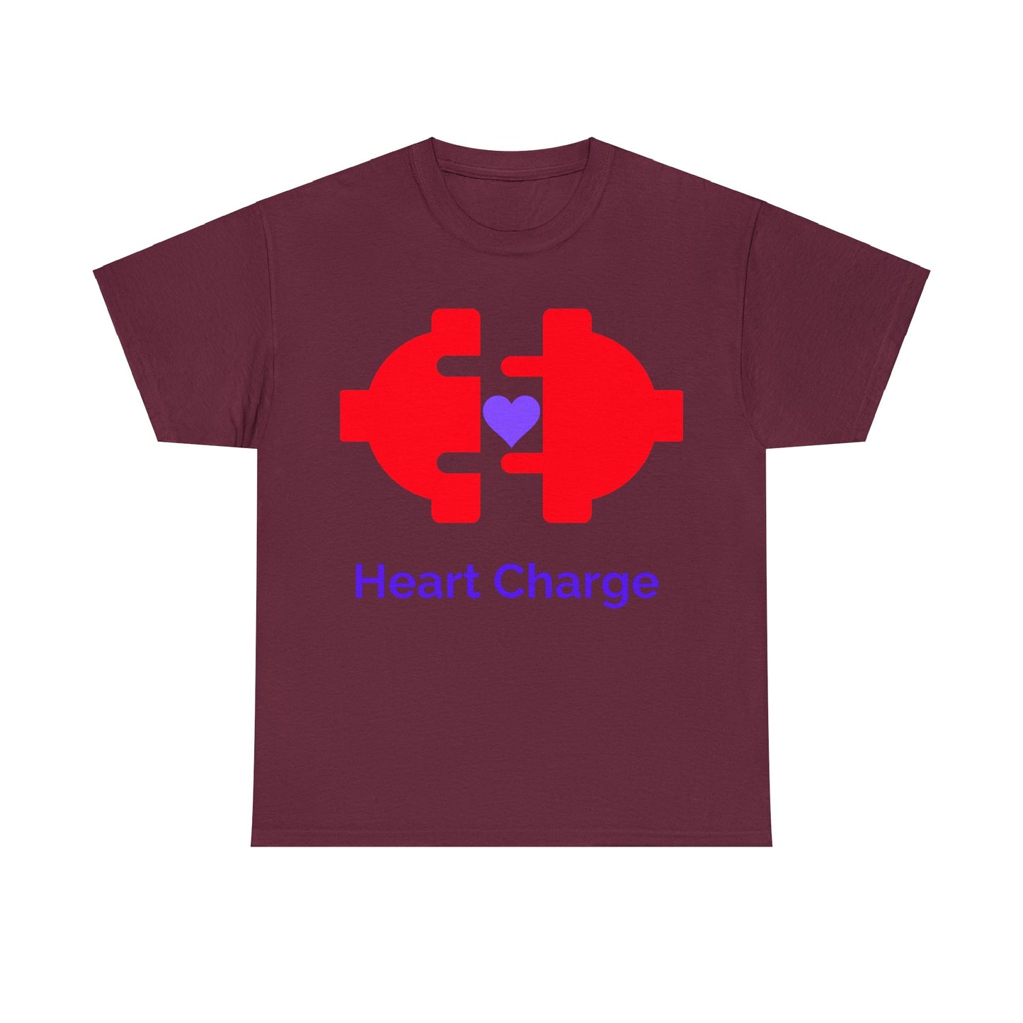 Heart Charge Unisex Heavy Cotton Tee