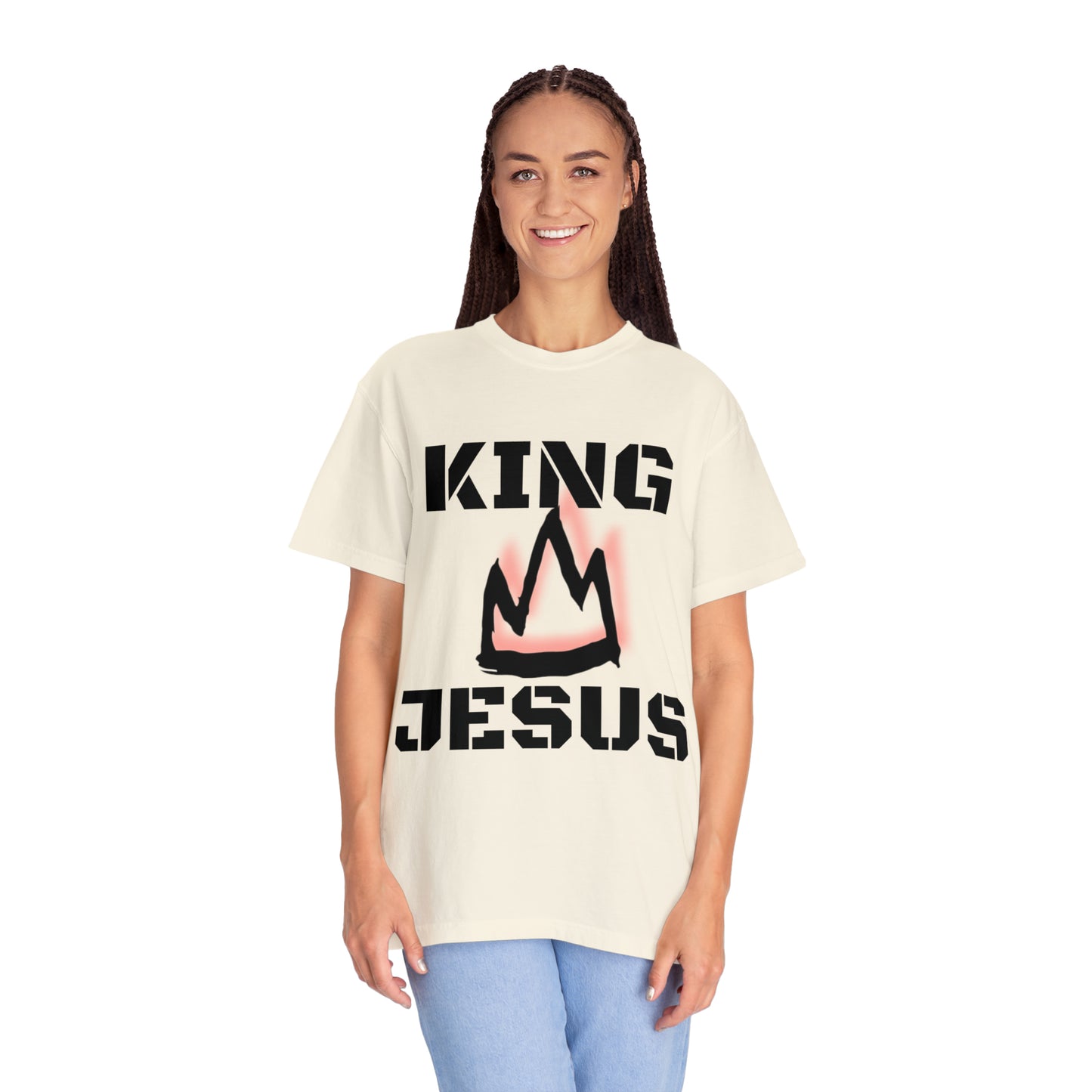 King Jesus Unisex Garment-Dyed T-shirt