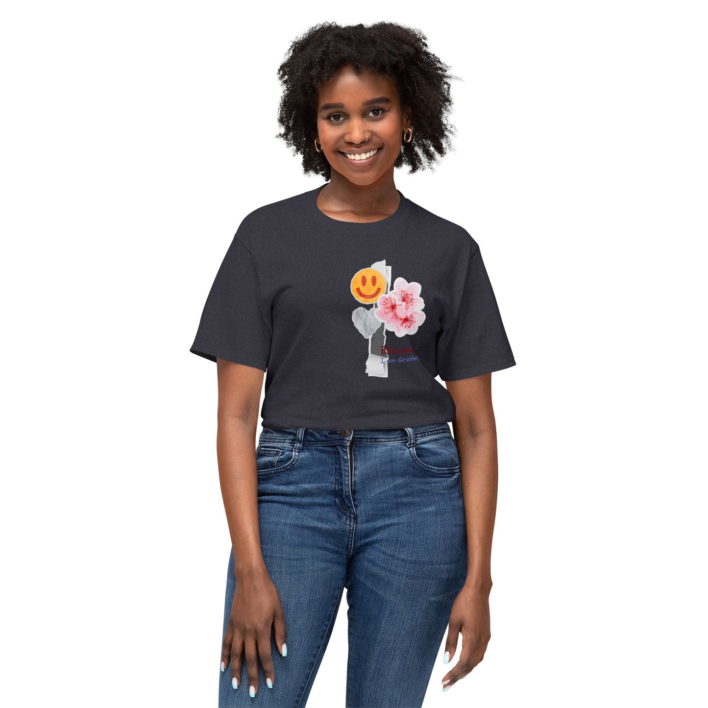 I'm Blessed & Grateful Unisex HD Cotton™ T-Shirt | Positive Vibes Tee