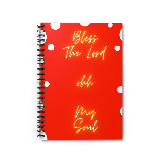 Bless The Lord Spiral Notebook - Ruled Line