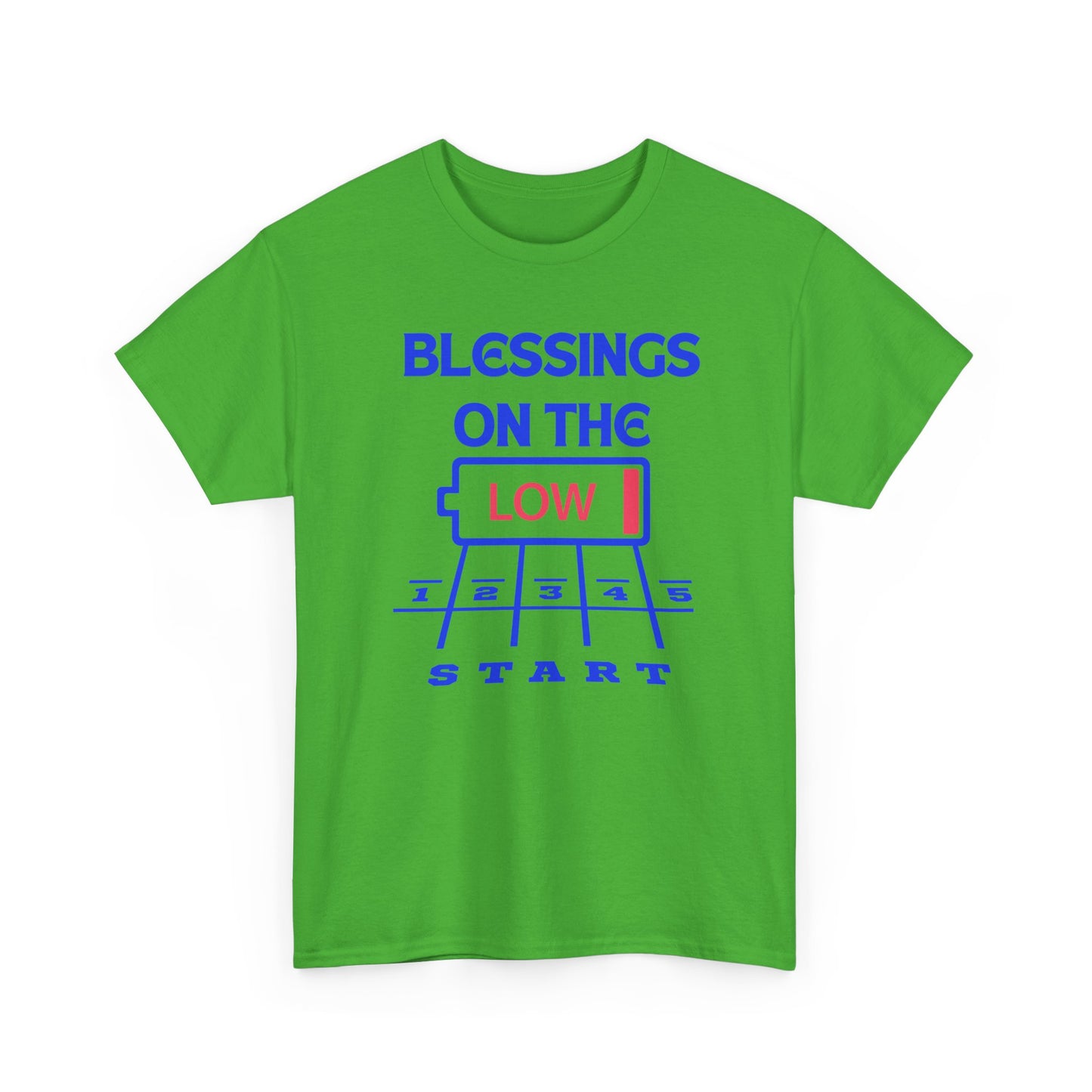 Blessings on The Low Unisex Heavy Cotton Tee