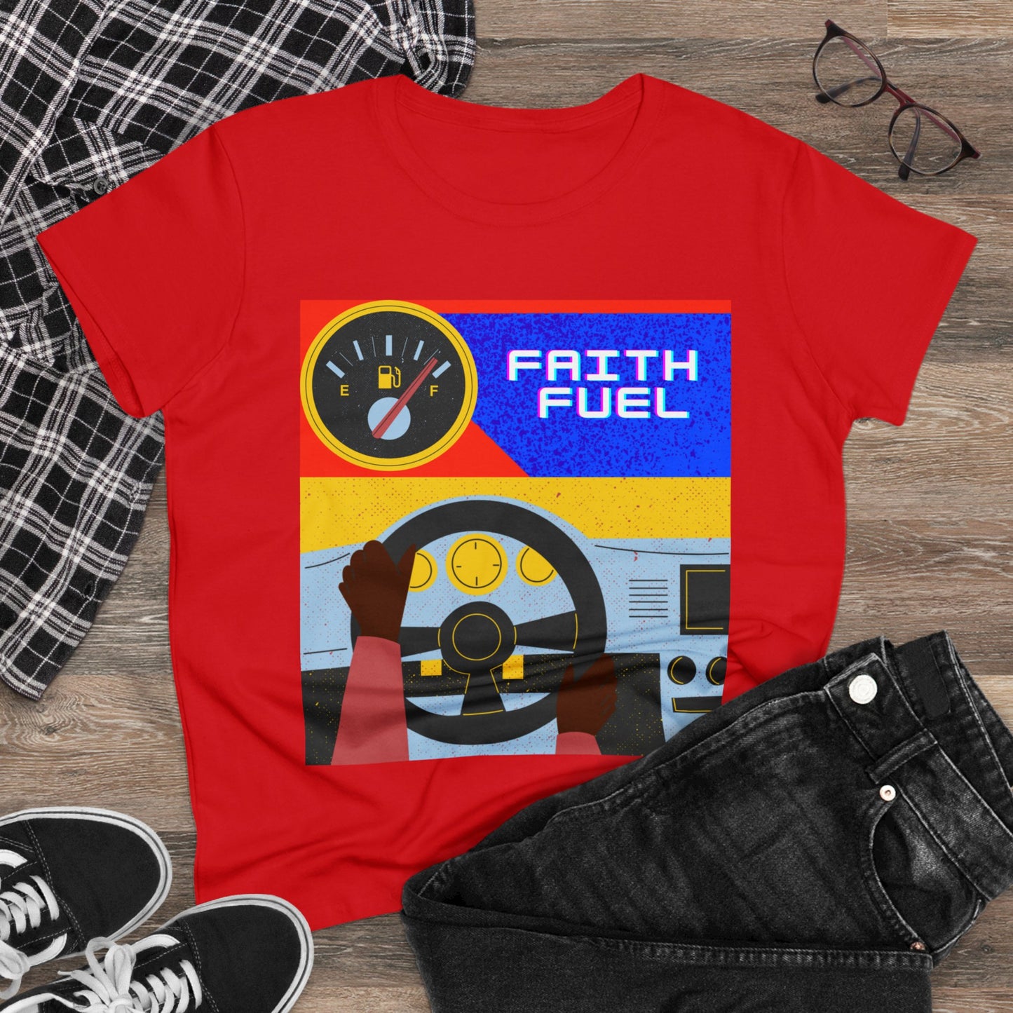 Faith Fuel Women's Midweight Cotton Tee