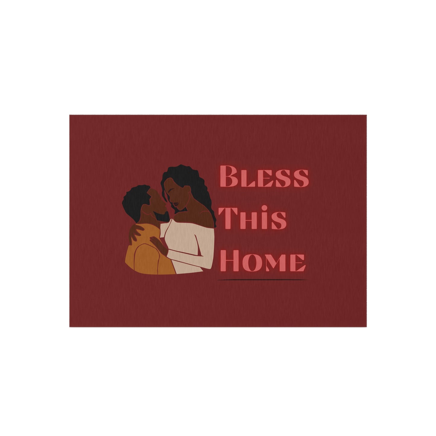 Bless This Home Love Outdoor Rug