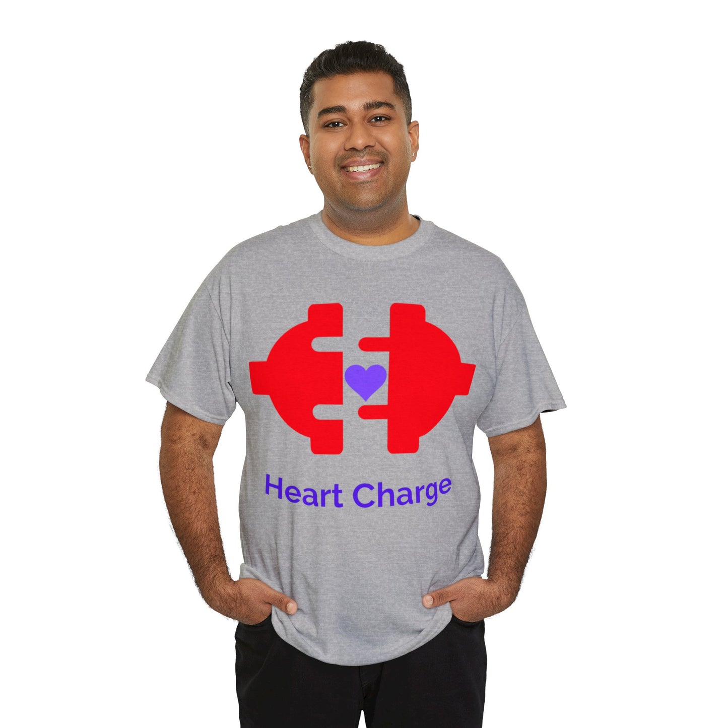 Heart Charge Unisex Heavy Cotton Tee