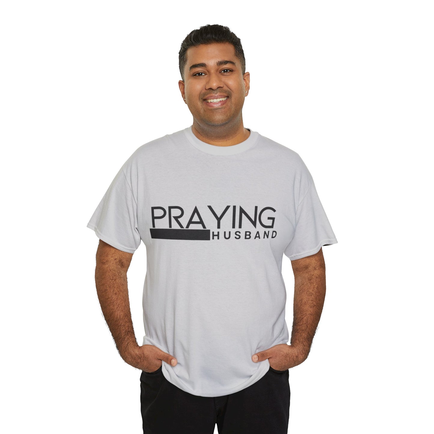 Praying Husband Unisex Heavy Cotton Tee