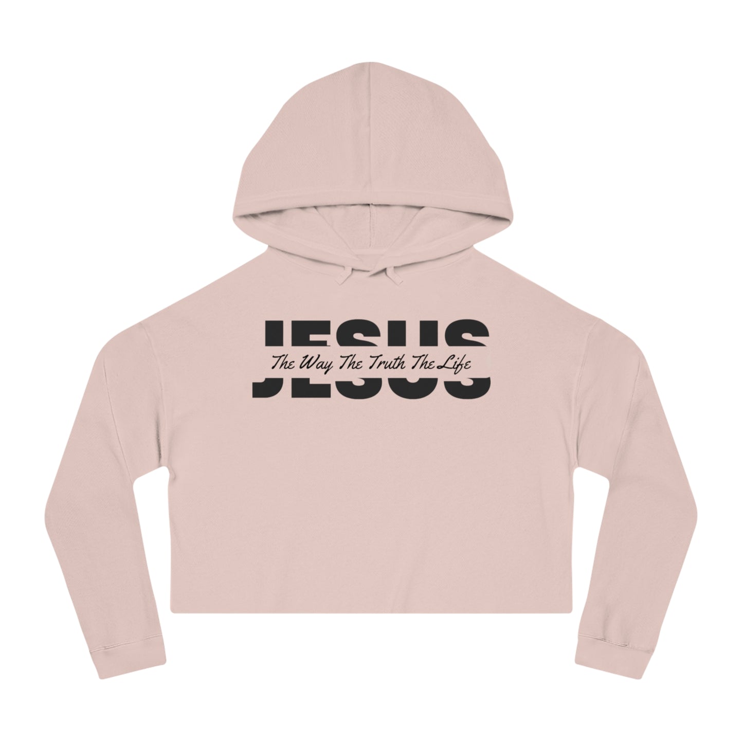 JESUS Women’s Cropped Hooded Sweatshirt