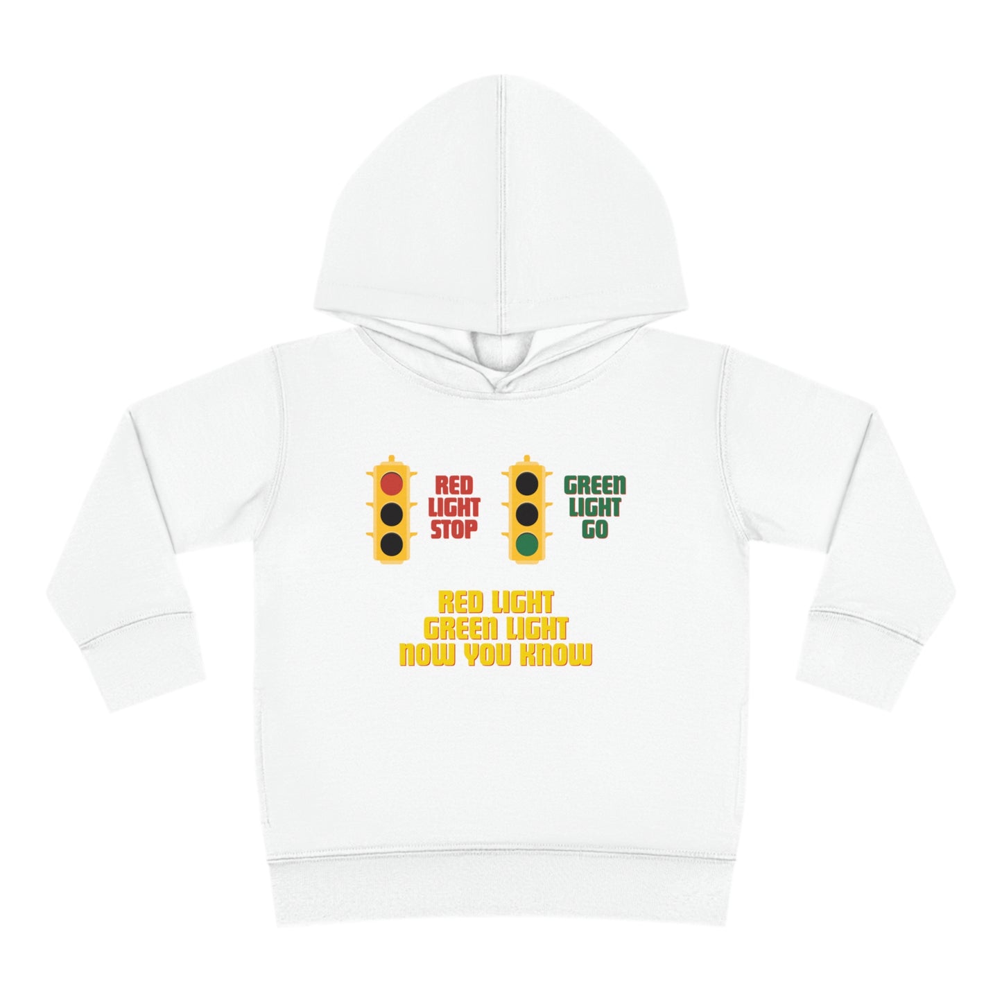 Red Light Green Light Toddler Pullover Fleece Hoodie