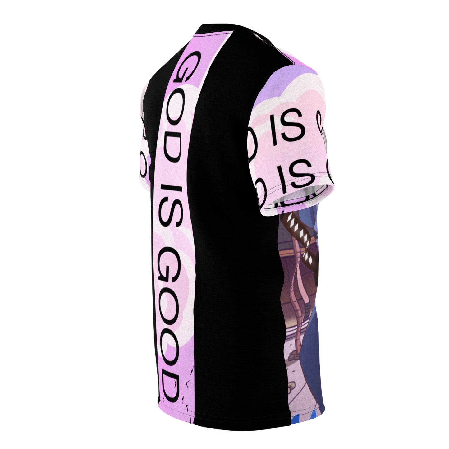 God Is Good Anime Unisex Cut & Sew Tee