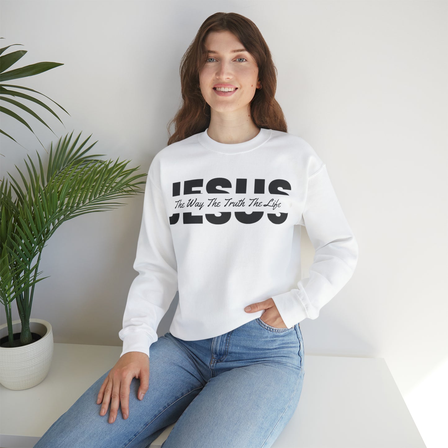 JESUS Unisex Heavy Blend™ Crewneck Sweatshirt