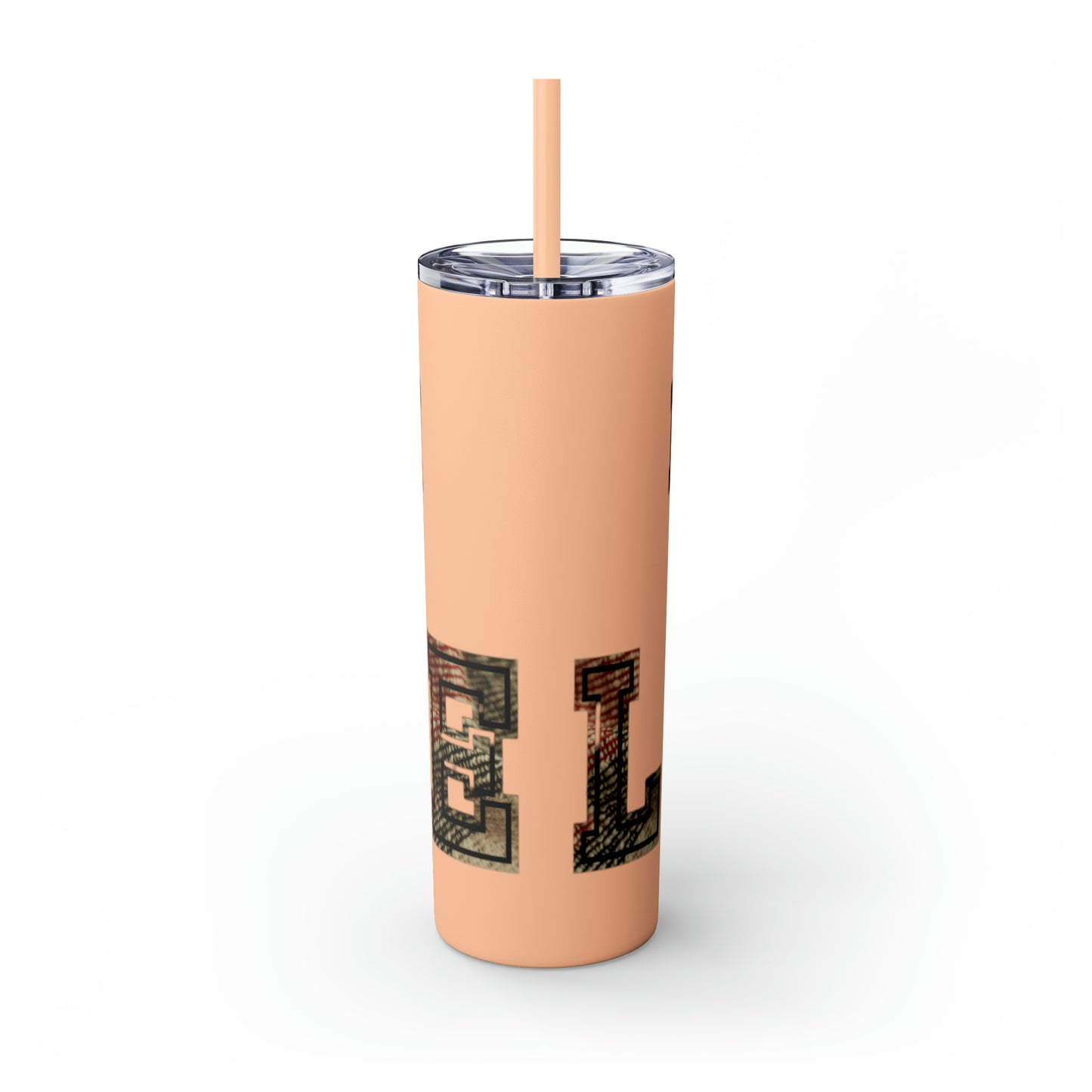 Faith in Love Skinny Tumbler with Straw, 20oz