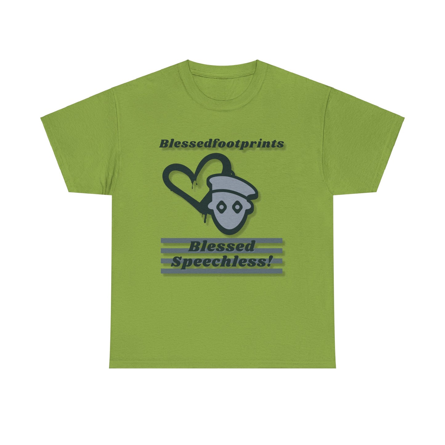 Blessedfootprints Collection Speechless Unisex Heavy Cotton Tee