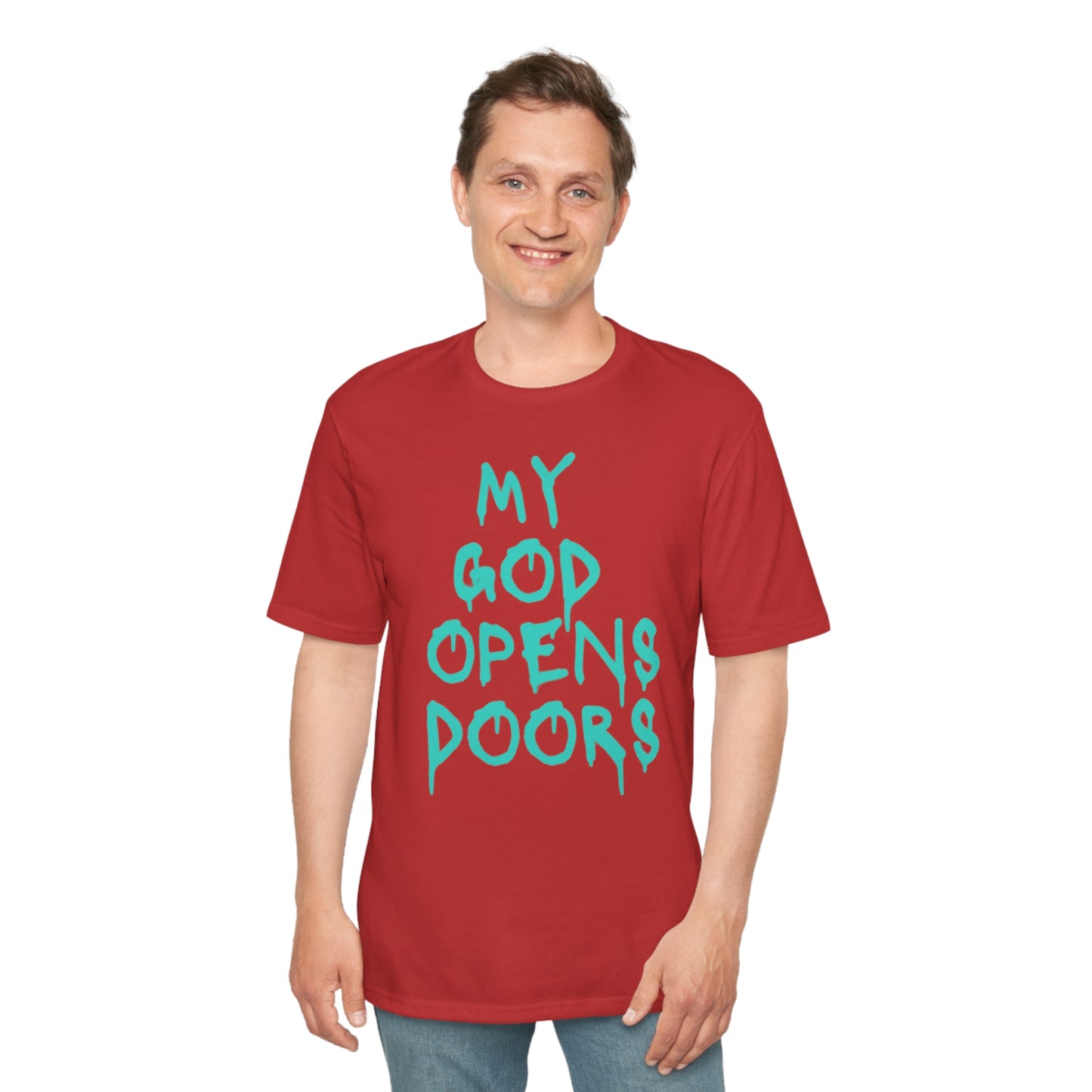 God Opens Doors Perfect Weight® Tee