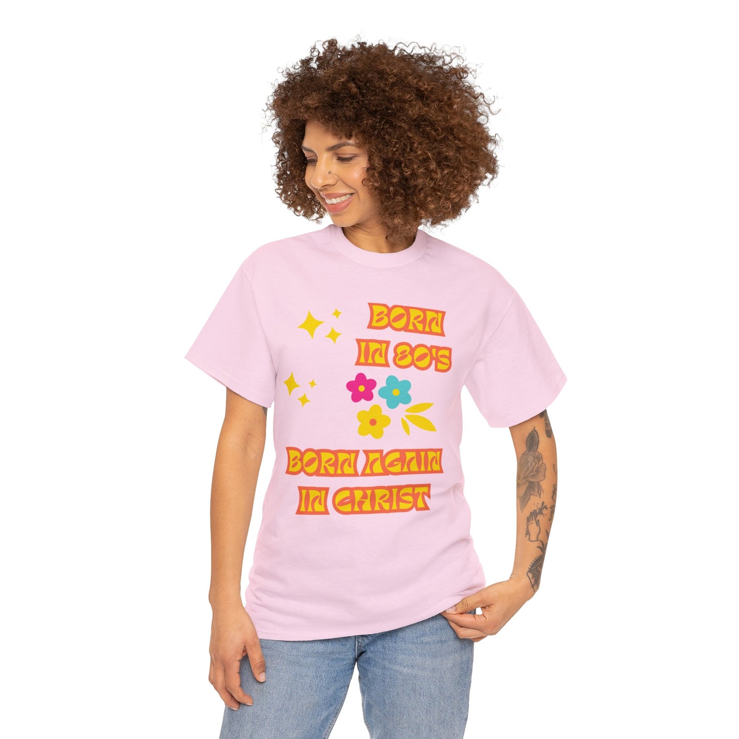 Born Again Unisex Heavy Cotton Tee