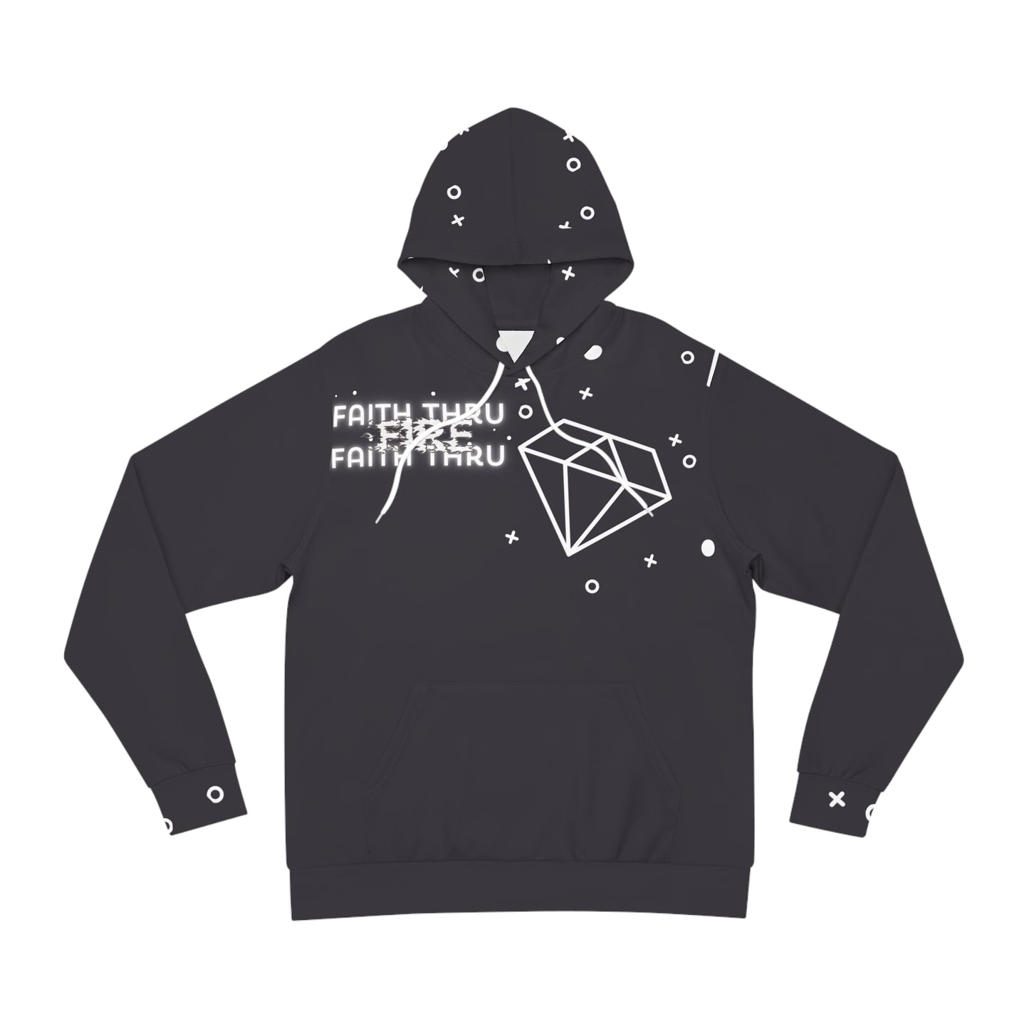 Faith Thru Fire Fashion Hoodie