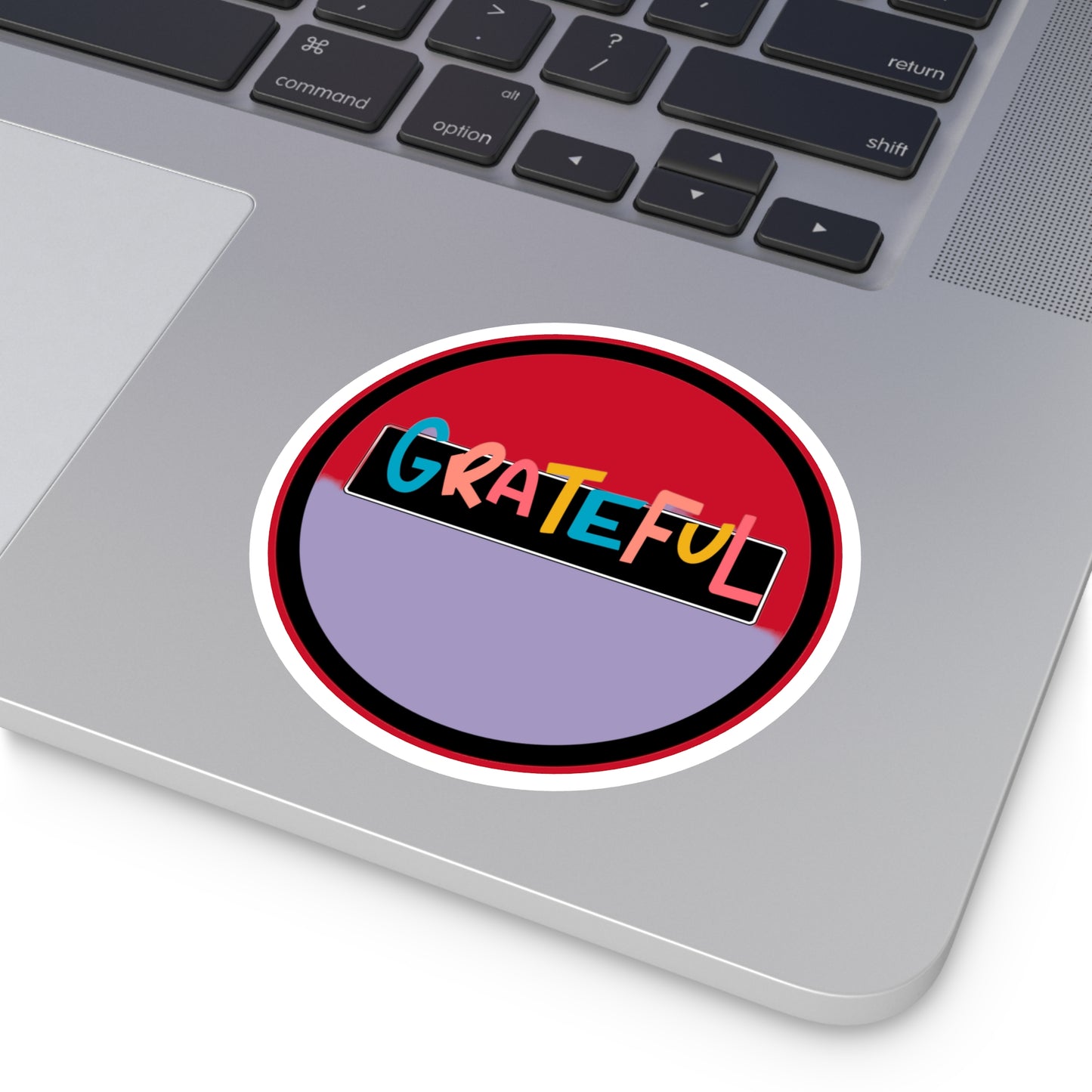 Grateful Round Stickers, Indoor\Outdoor