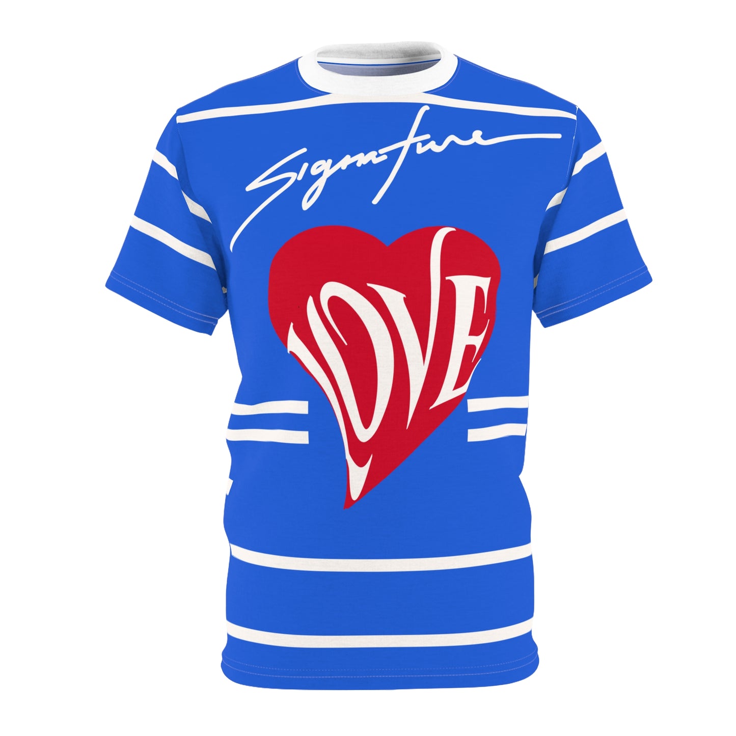 Signature Love Unisex Cut & Sew Tee