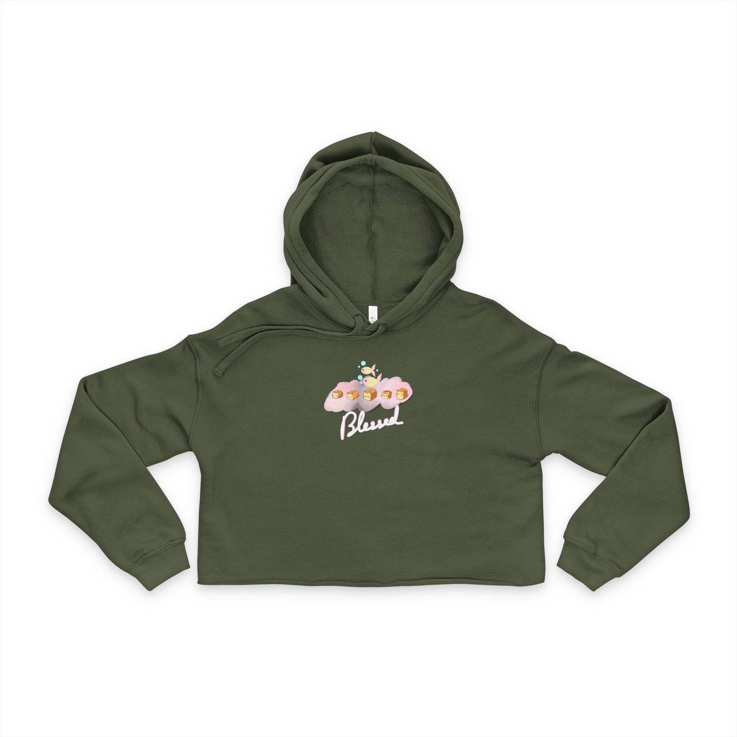 Cropped Blessed Hoodie Two Fish Five Loaves