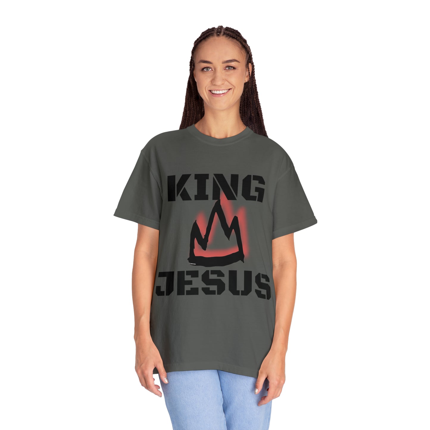 King Jesus Unisex Garment-Dyed T-shirt