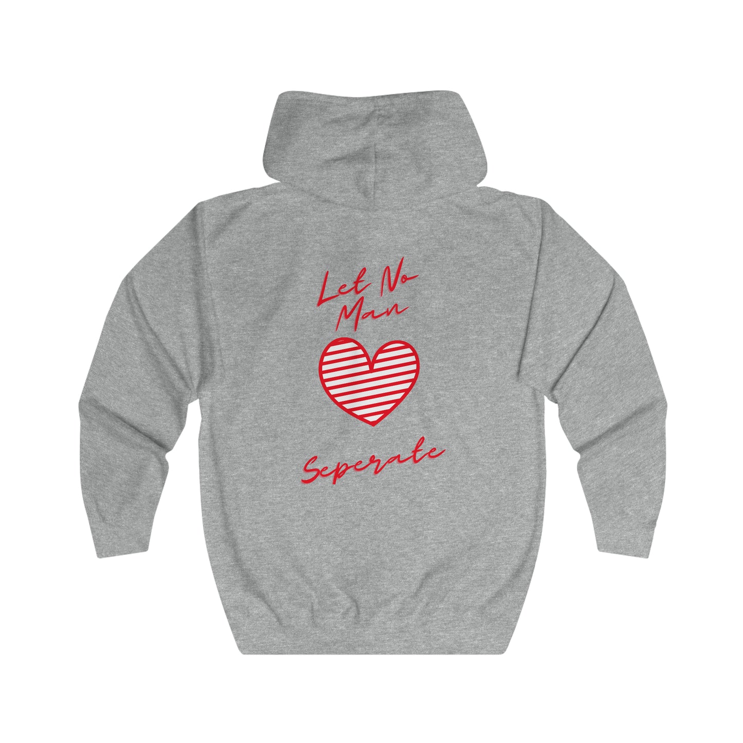 Married Life Commitment: Unisex Full Zip Hoodie for Lifetime Partnership Together Forever