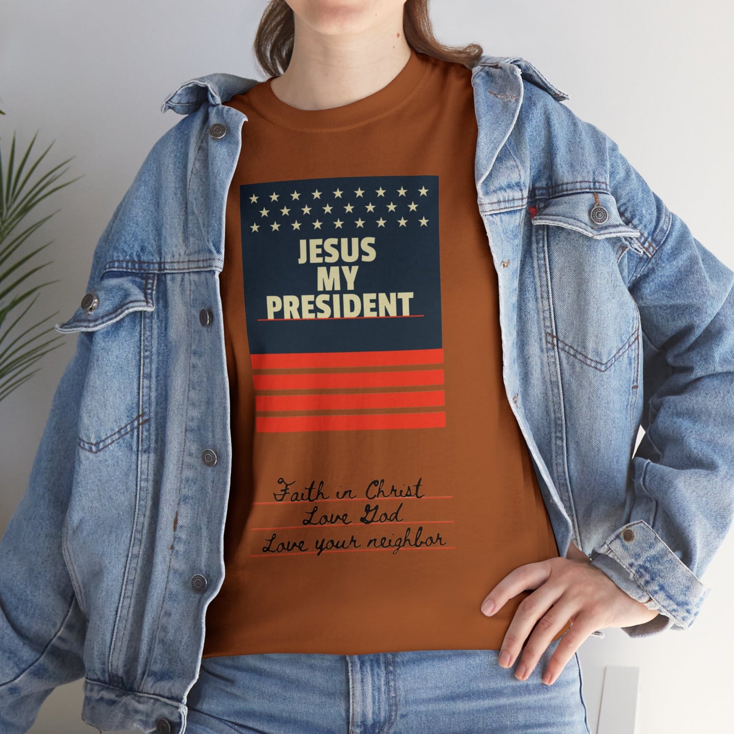 Jesus My President Tee: Affordable Faithwear for All