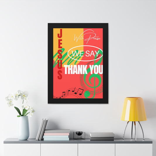 Thank You Jesus Canvas Gallery Wraps