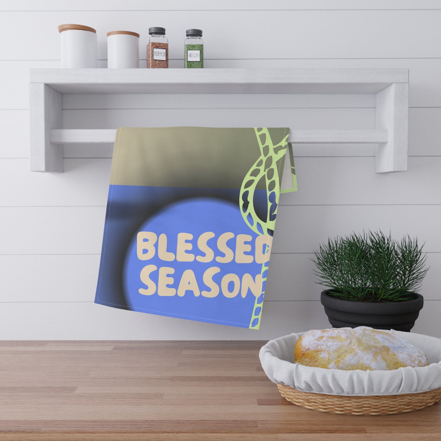 Blessed Season Kitchen Towel