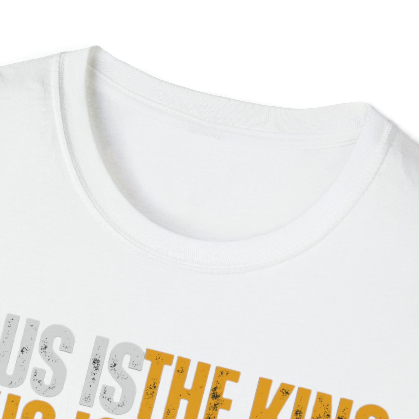 Jesus is The King Unisex Softstyle T-Shirt