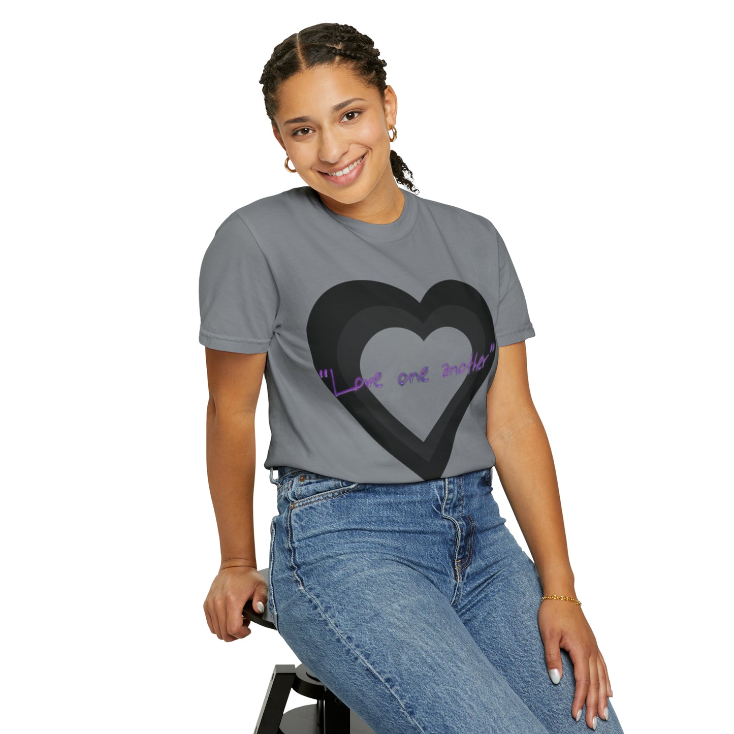 Love One Another Unisex Garment-Dyed T-shirt