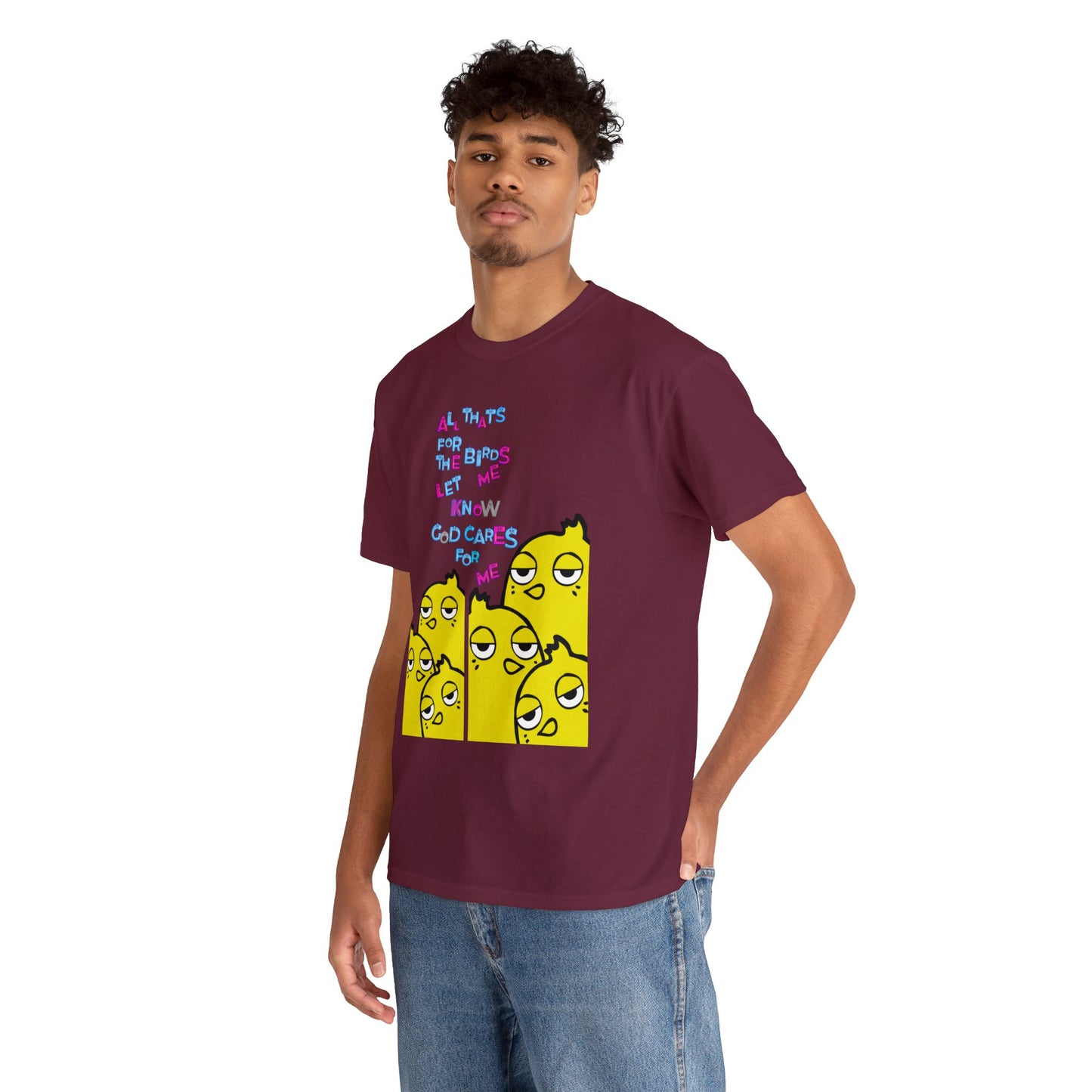 For The Birds Unisex Heavy Cotton Tee