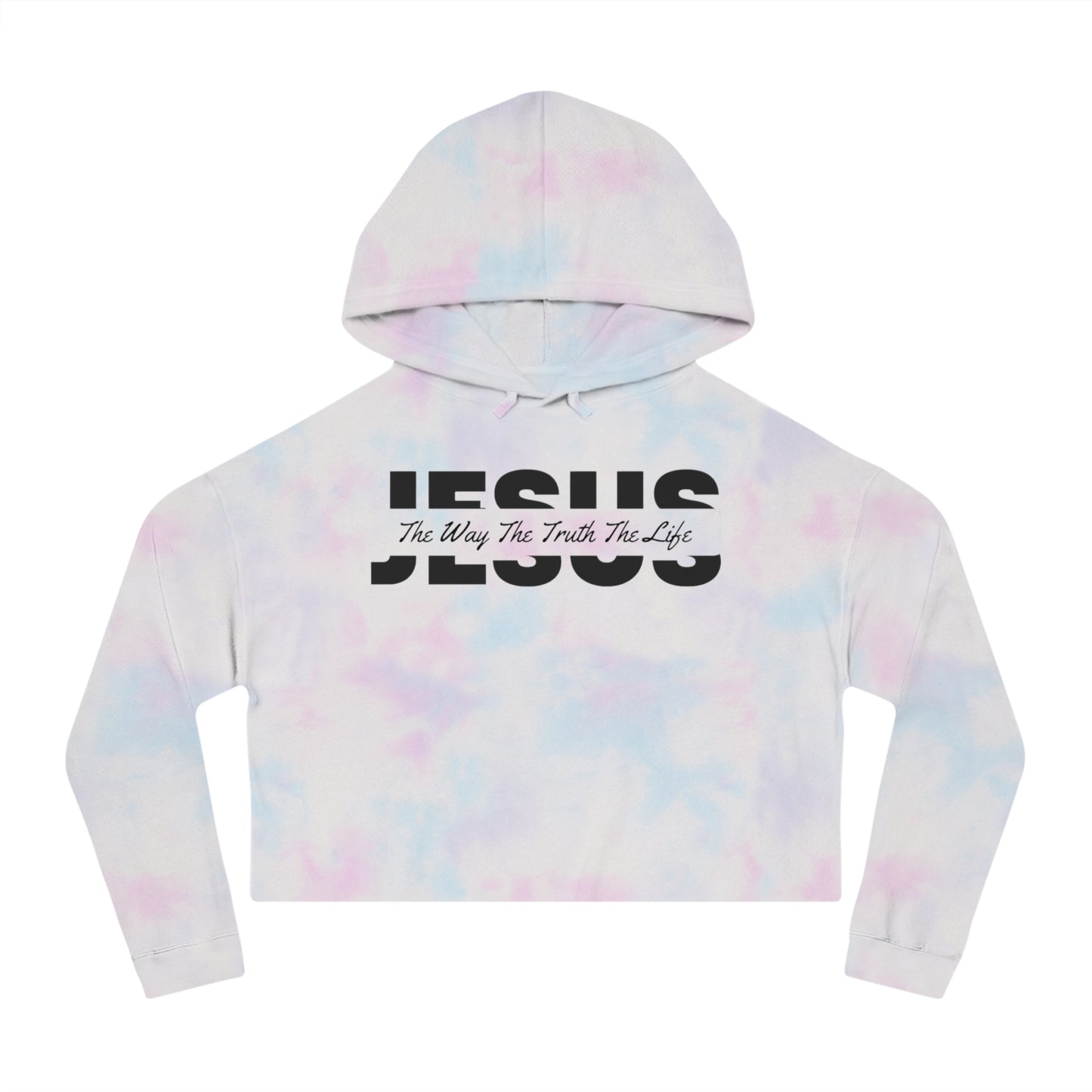 JESUS Women’s Cropped Hooded Sweatshirt