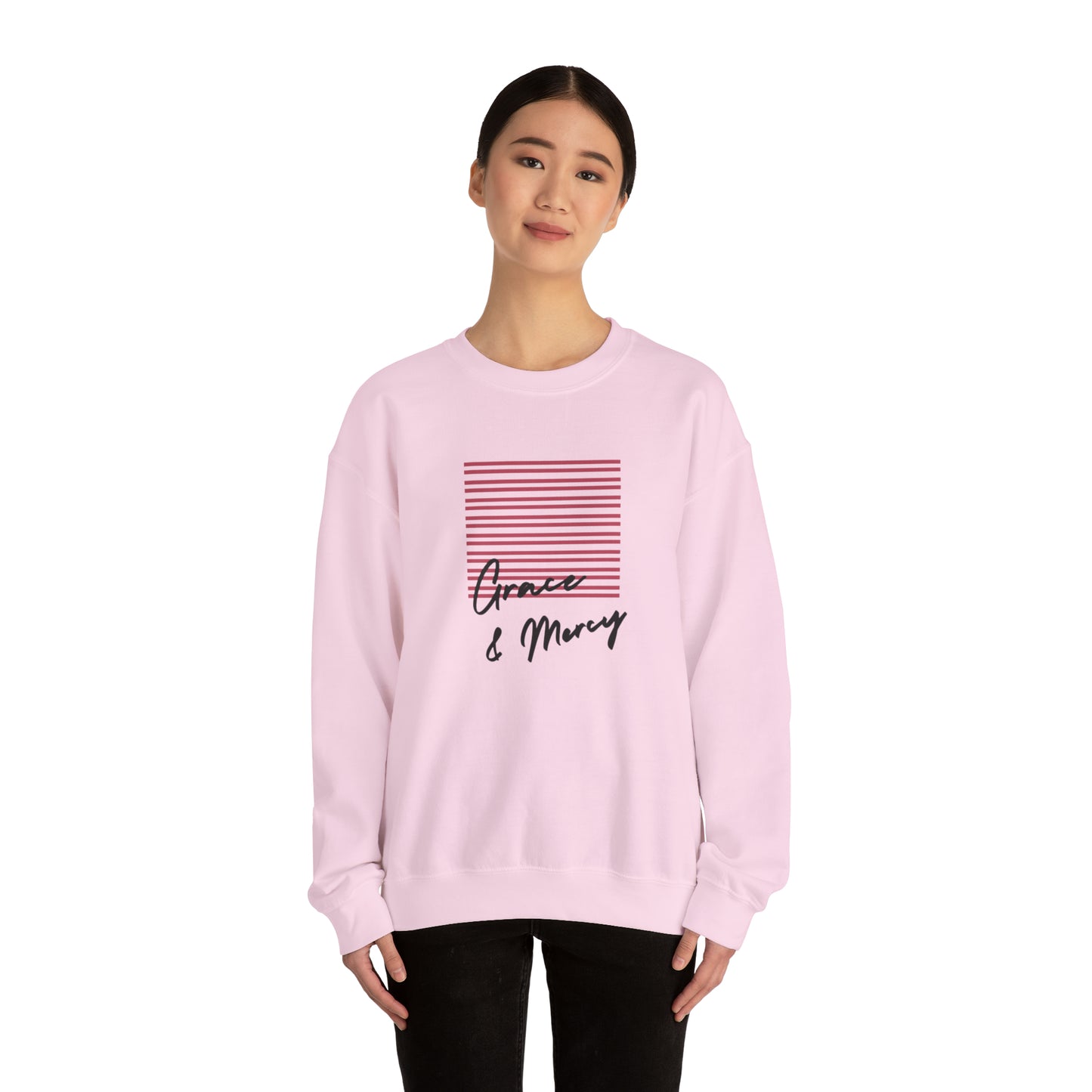 Grace & Mercy Unisex Heavy Blend™ Crewneck Sweatshirt