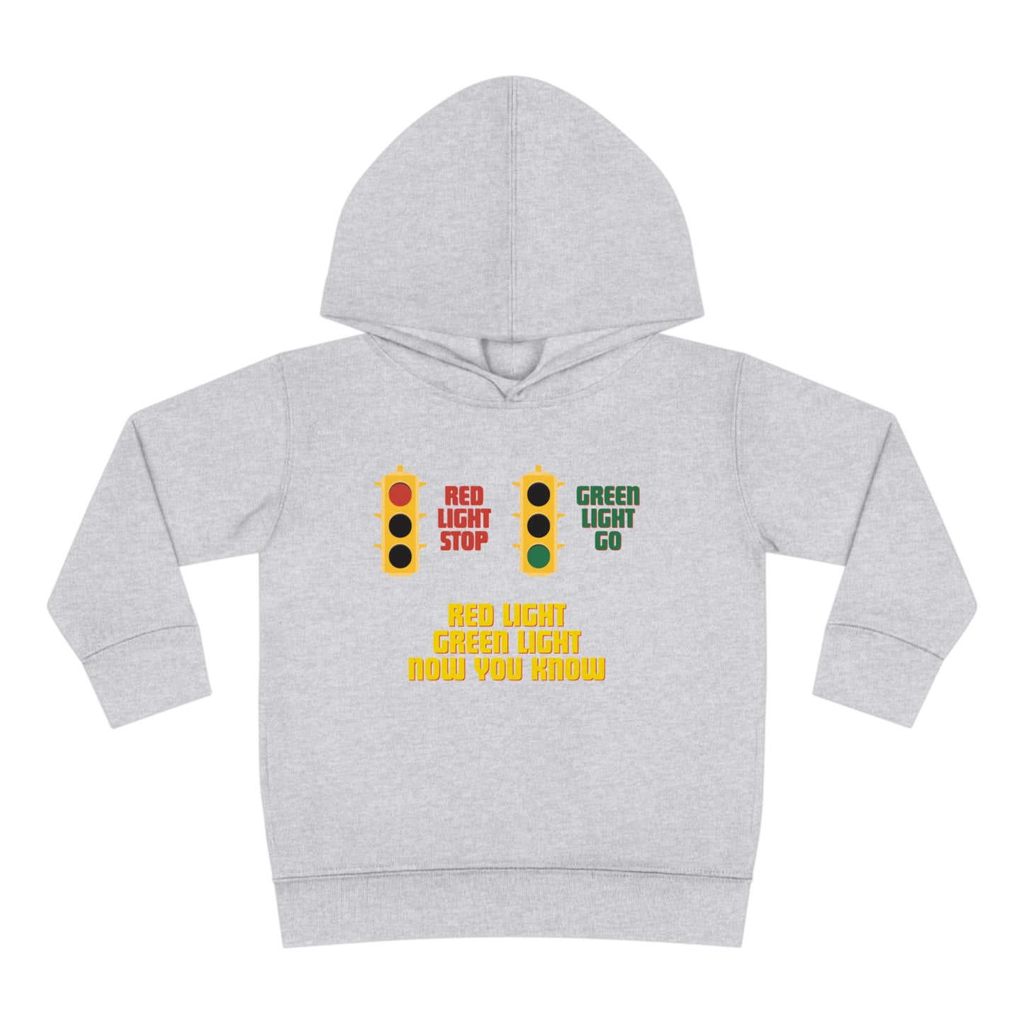 Red Light Green Light Toddler Pullover Fleece Hoodie