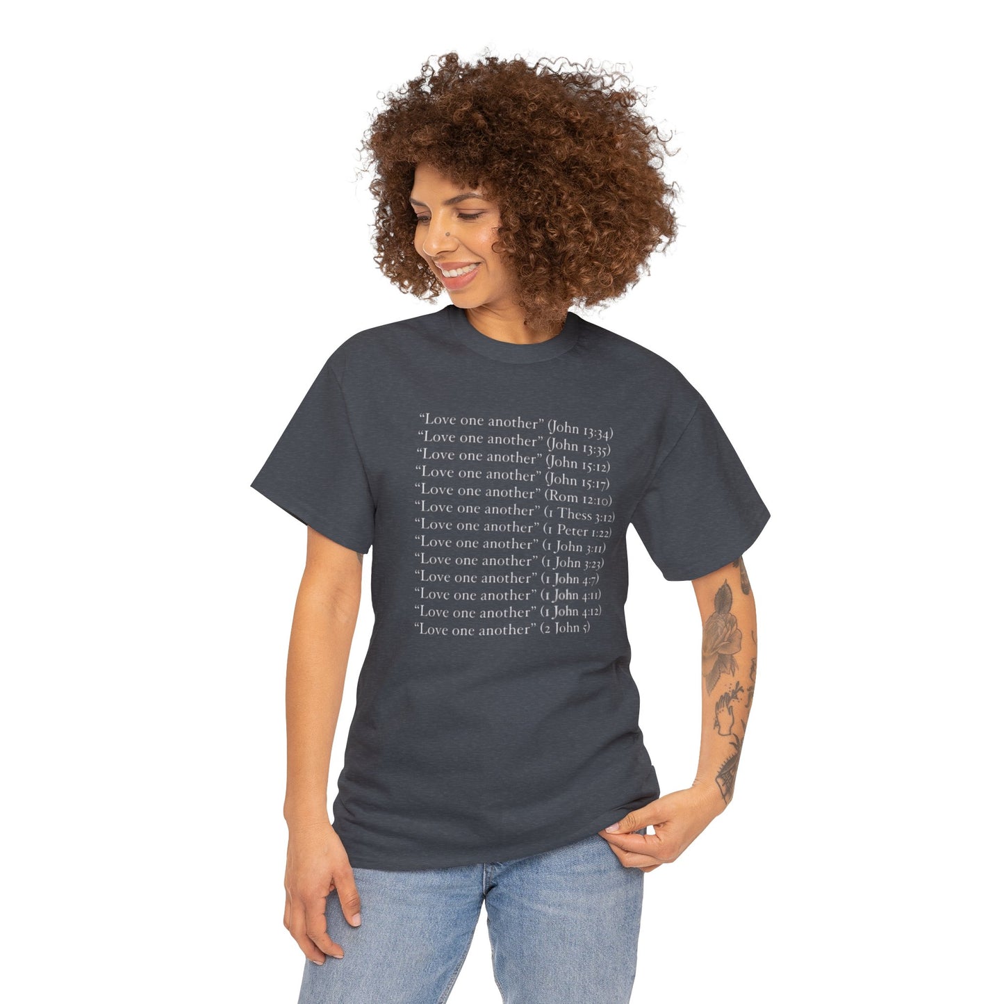 Love One Another Unisex Heavy Cotton Tee