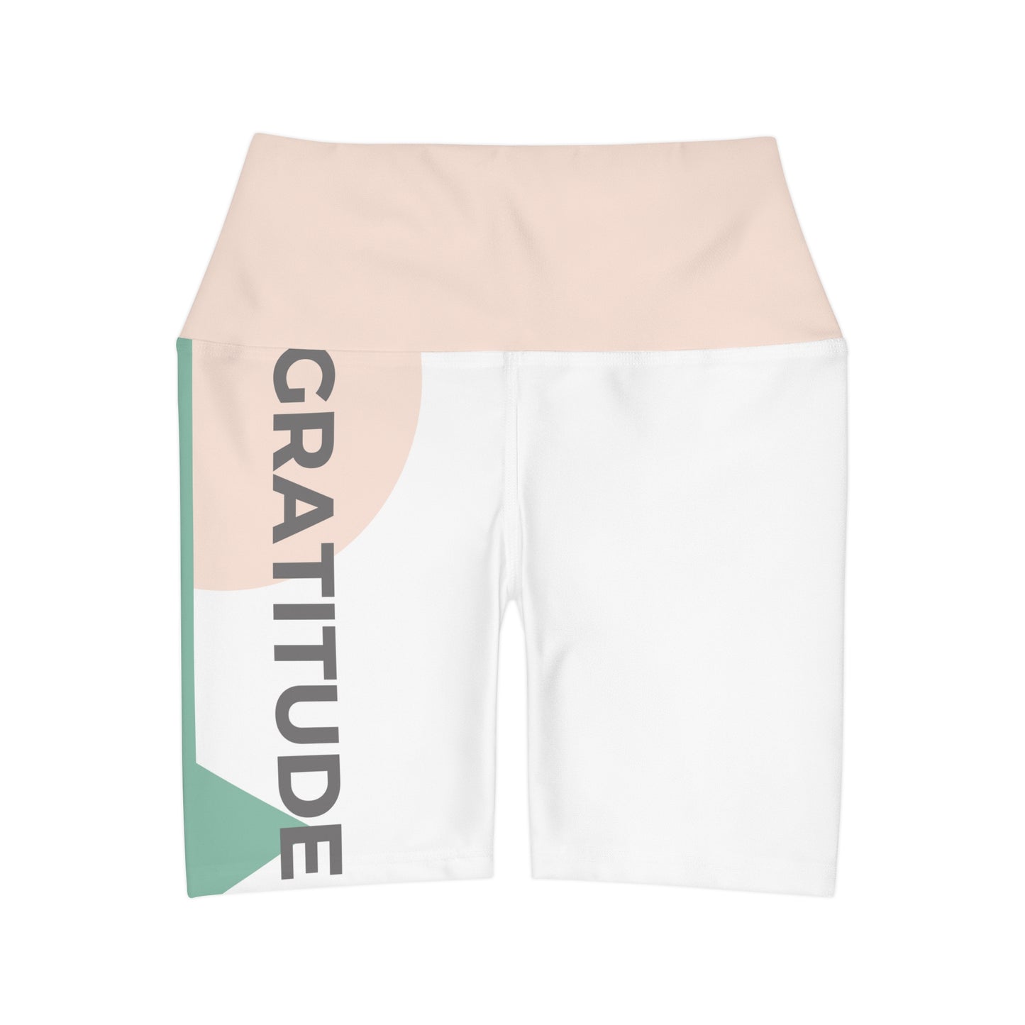 Gratitude High Waisted Yoga Shorts