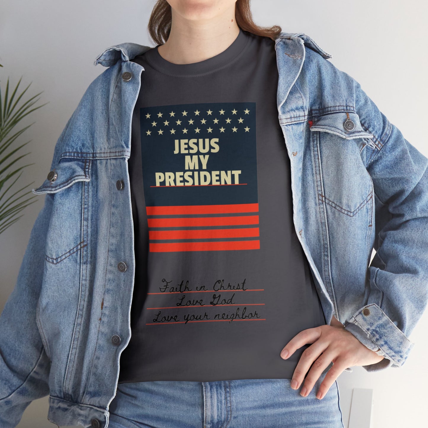 Jesus My President Tee: Affordable Faithwear for All